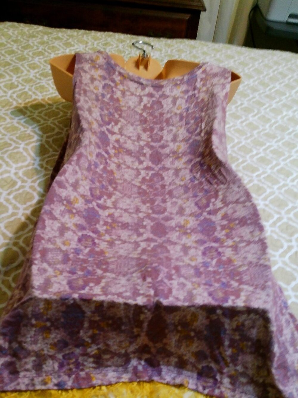 LOGO by Lori Goldstein TANK DRESS WITH LACE GOOD CONDITION SIZE XL - Picture 2 of 4